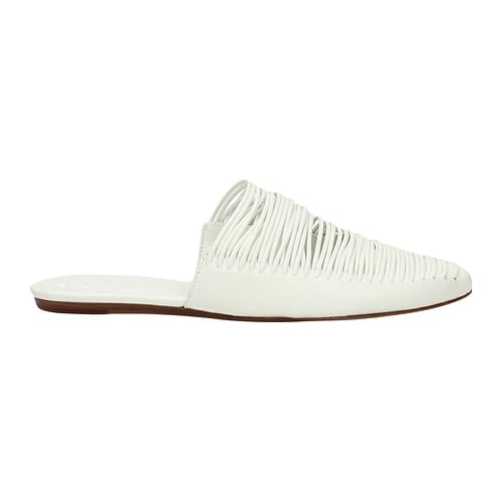 NEW Tory Burch Sienna Pointy Toe Mule in White - Picture 2 of 16